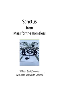 Sanctus SATB choral sheet music cover Thumbnail